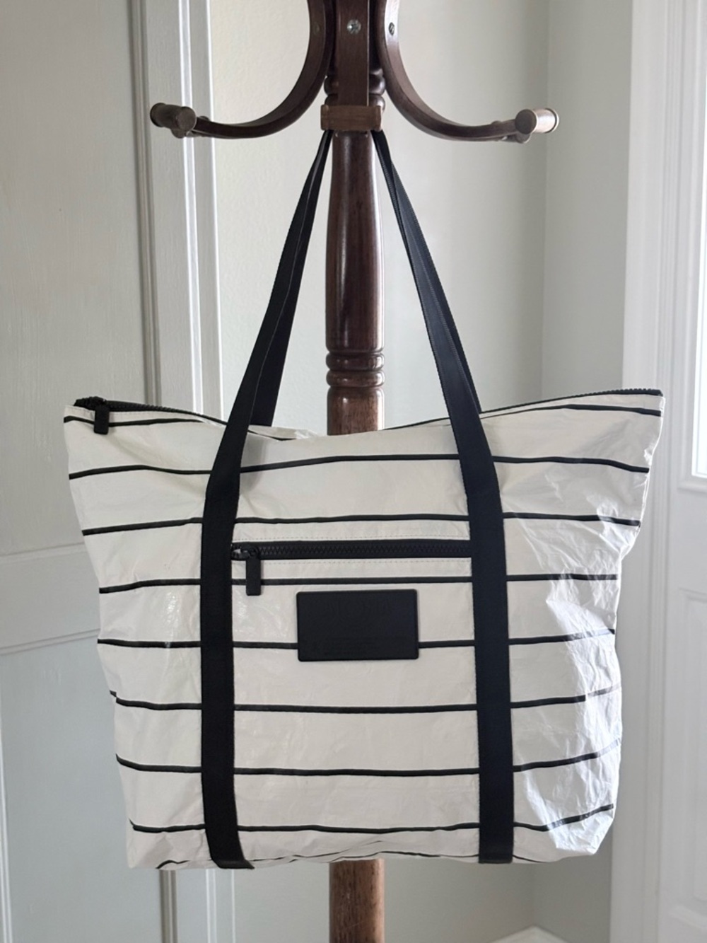 ALOHA Collection BLACK LABEL Pinstripe Day Tripper Tote  / Travel Bag